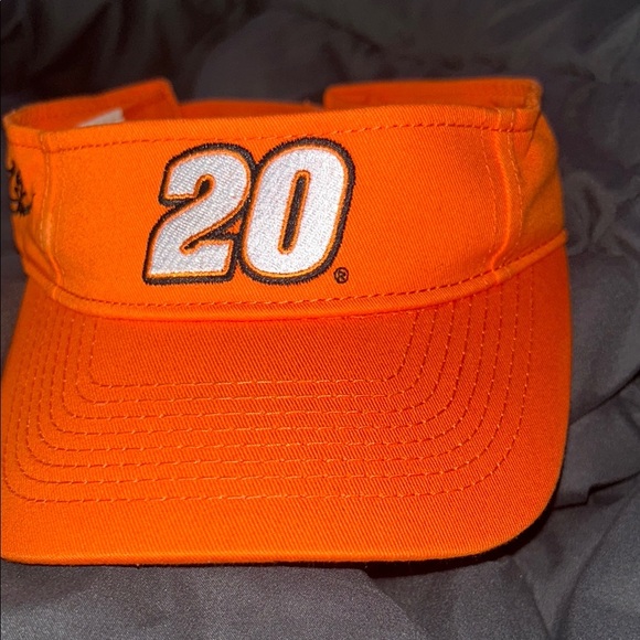 Joe Gibbs Racing Orange Visor NASCAR - Picture 7 of 9